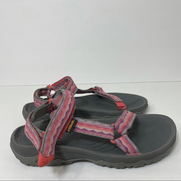 Teva Hurricane XLT Sandals 4176 Gray and Pink - Picture 8 of 13